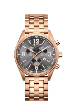 Oversized watch VOYAGE 88006/8RG-M7 thumb