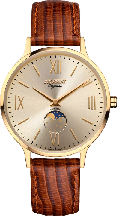 Swiss Made Uhr LUNA 88028/12G-L5